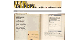 Desktop Screenshot of kevinwaldron.co.uk